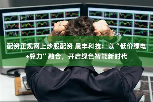 配资正规网上炒股配资 晨丰科技：以“低价绿电+算力”融合，开启绿色智能新时代